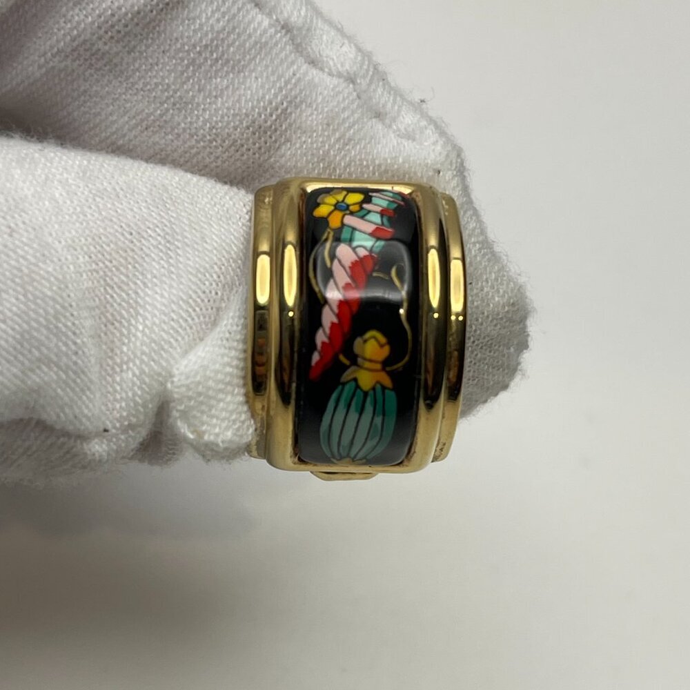 Hermès Pre-Owned 20th Century Enamel Les Flacons Clip On Earrings - Preowned - Picture 3 of 8
